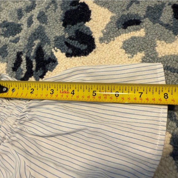 DO+BE Blue and white Striped Off-Shoulder dress size M - Picture 8 of 8